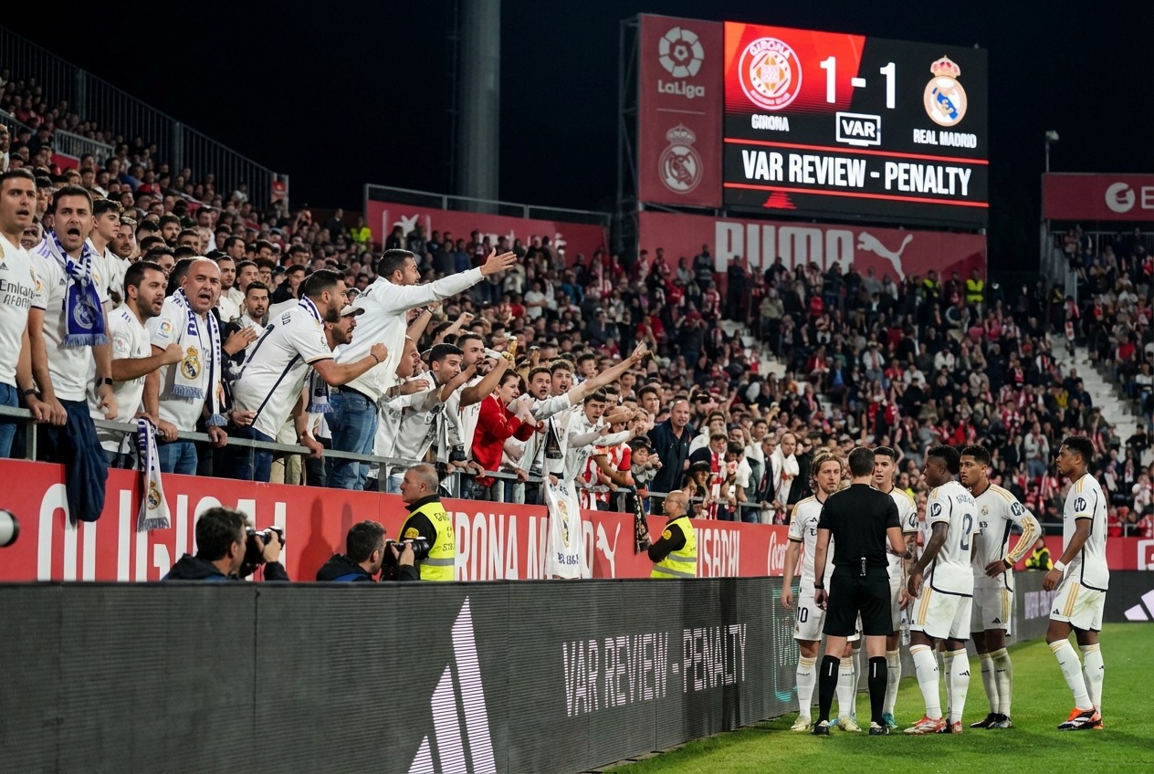 Фанаты Реала выразили недовольство судейством после матча с Жироной