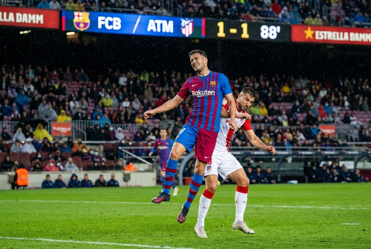 Соперники Барселоны чаще остальных играли в меньшинстве в первой половине матчей Ла Лиги