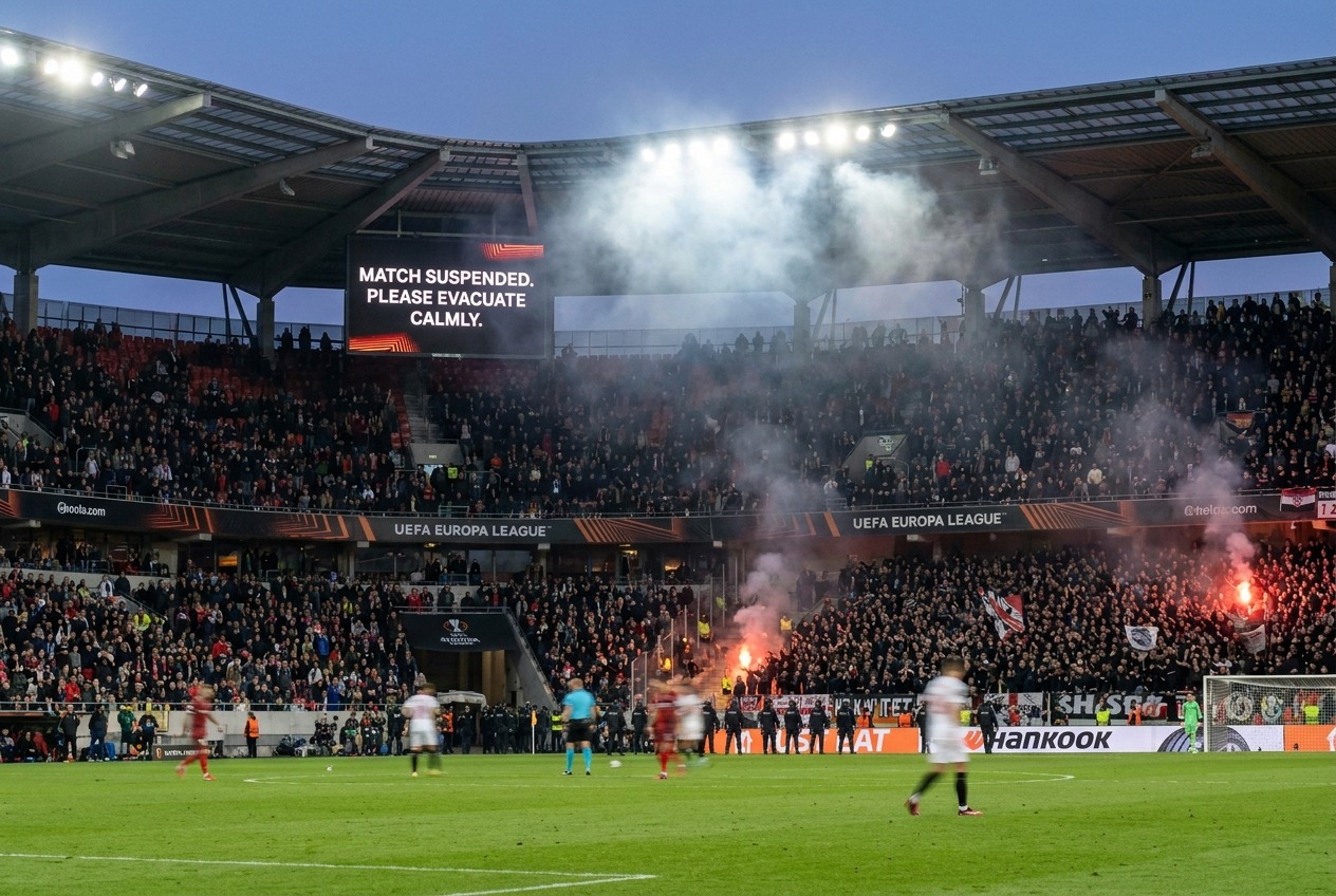 Болельщики «Бетиса» массово покинули арену из-за ошибочного объявления об опасности