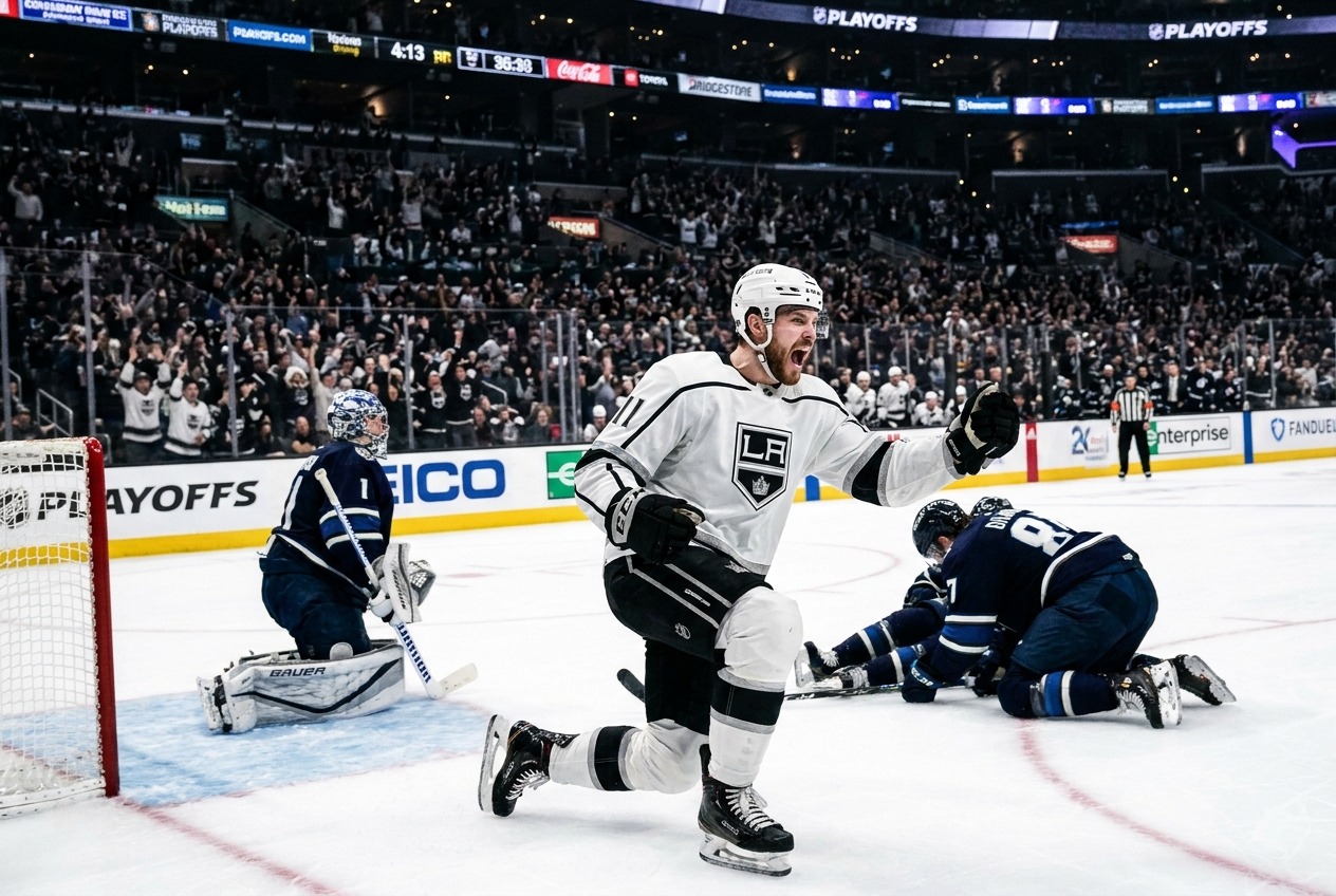Панарин забил в дебютном матче за «Лос-Анджелес» в плей‑офф